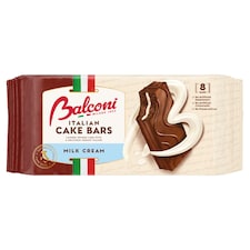 Balconi Italian Cake Bars Milk Cream 8x35g