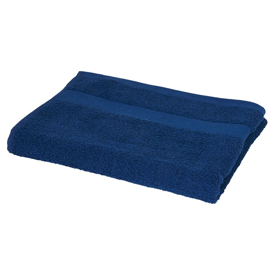Tesco Navy Blue Great Value Bath Sheet