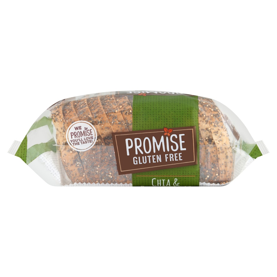 Promise Gluten Free Chia & Quinoa Sliced Bread Loaf 480g