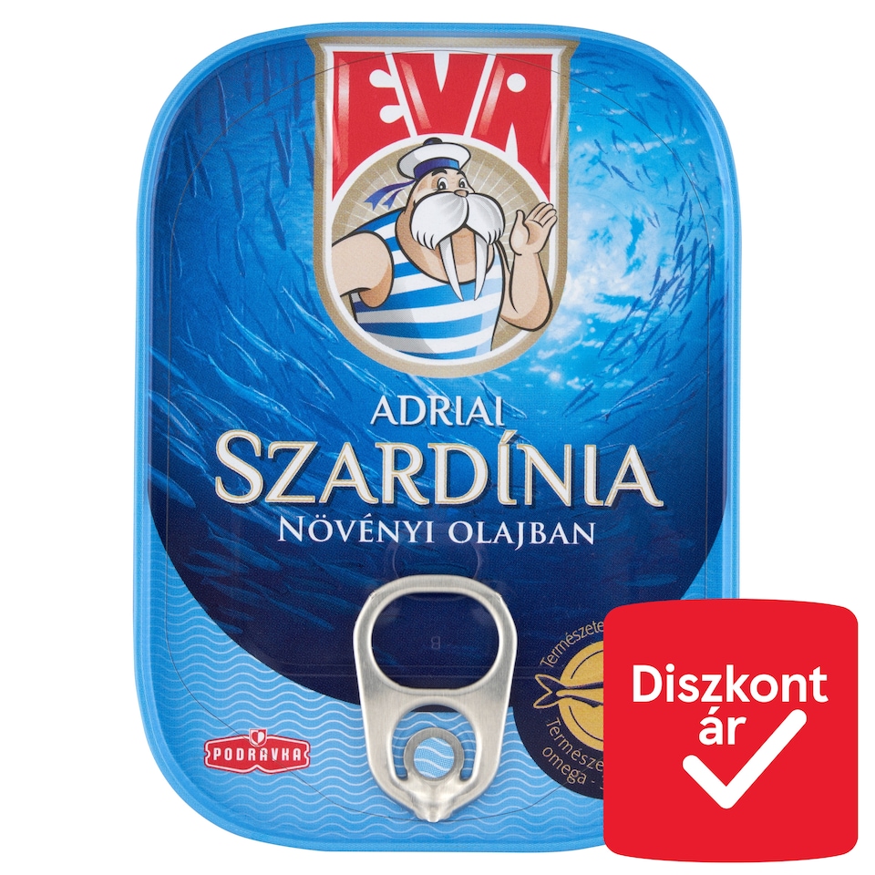 Eva adriai szardínia növényi olajban 100 g  1. kép