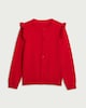 image 4 of F&F School Girls Pure Cotton Cardigan in Red