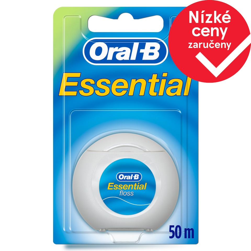 Obrázek 1 pro produkt Oral-B Essential Zubní Nit, Mátová, 50 m