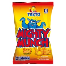Tayto Mighty Munch Hot Spicy Flavoured 100G