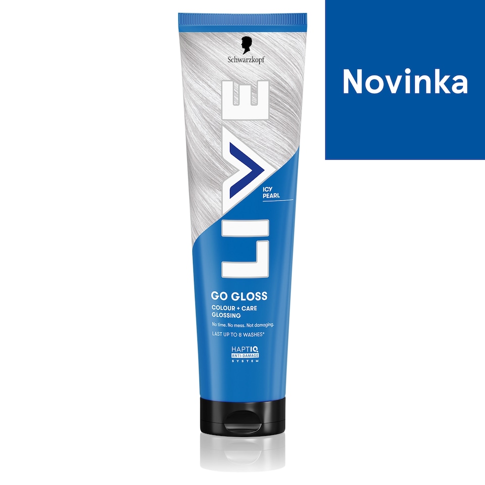 Schwarzkopf Live Go Gloss Colour+Care Glossing ľadová perleť 150 ml
