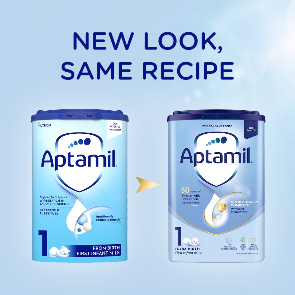 image 1 of Aptamil 1 First Baby Milk Formula Powder from Birth 800g