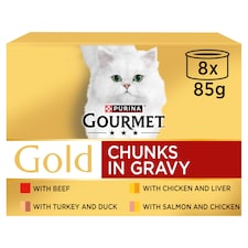 Purina Gourmet Gold Gravy Collection 8X85g