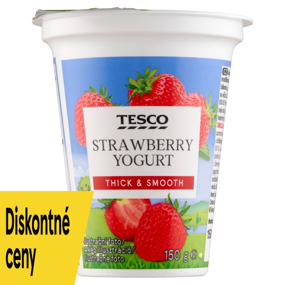 Tesco Jogurt jahodový 150 g