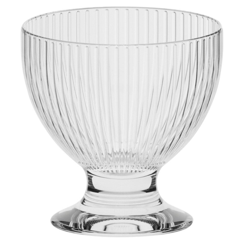 F&F Home Vrúbkovaný sklenený pohár