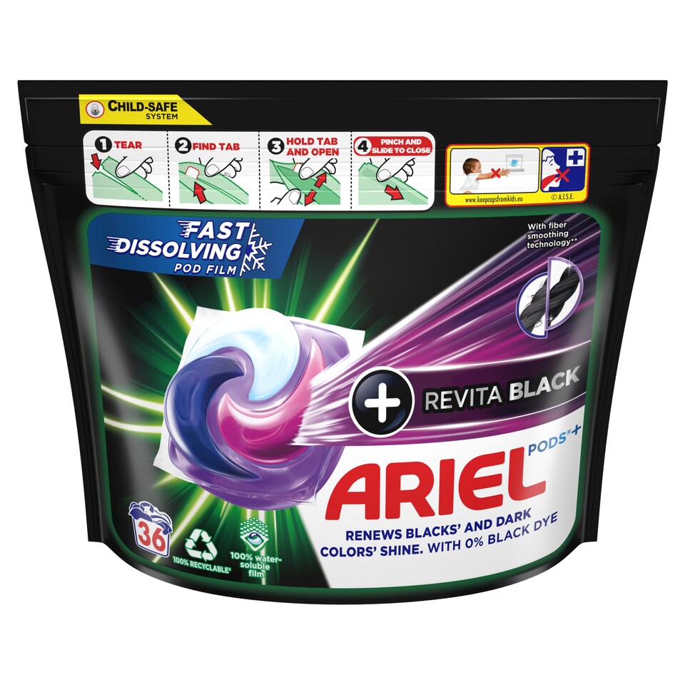 obrázok 1 z Kapsuly Ariel PODS+, Tekutý Prací Prostriedok v Kapsulách 36 Praní
