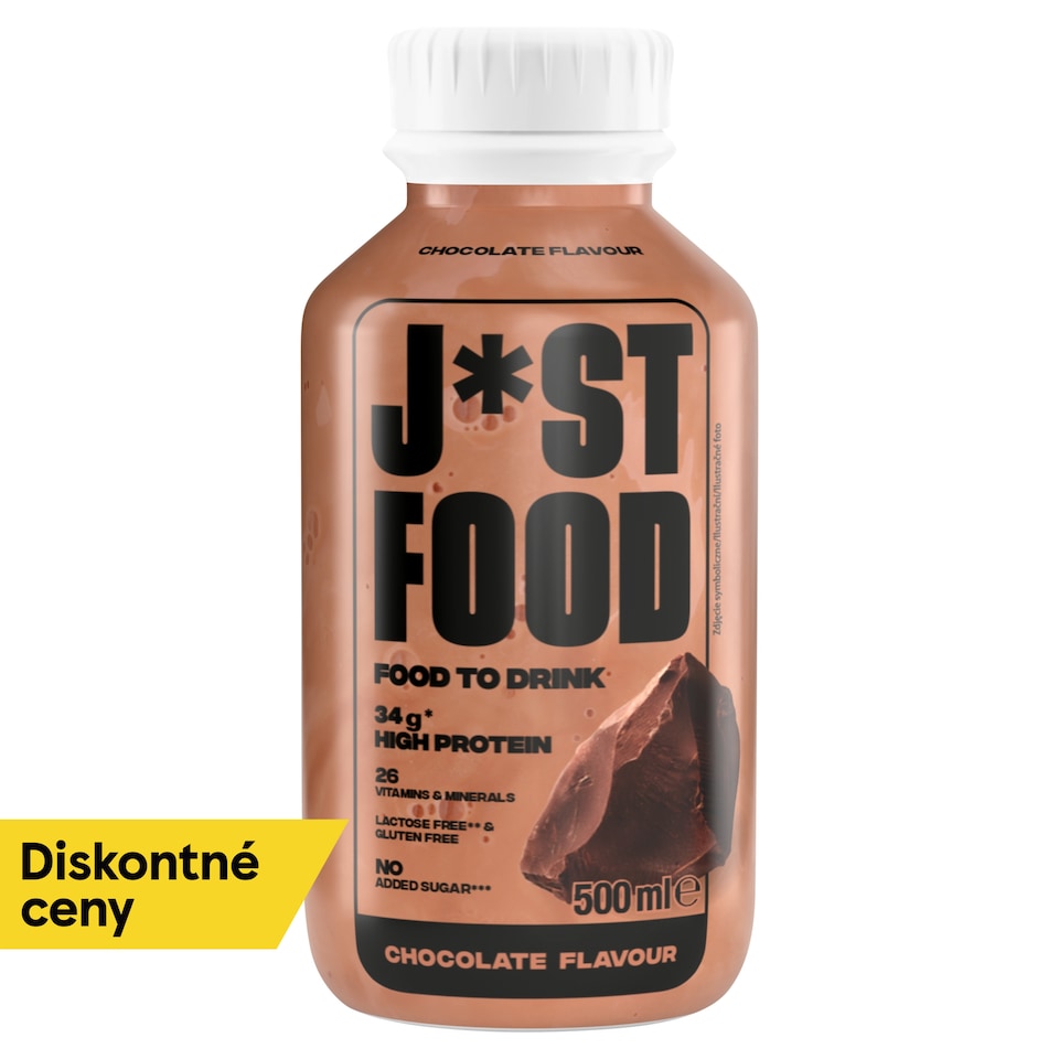 image 1 of Just Food Lactose-Free Drink with Chocolate Flavour 500 ml