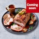 image 1 of 51. Tesco Finest Slow Cooked Two Bird Roast with a Pork & Plum Stuffing 1.1kg (Serves 4)