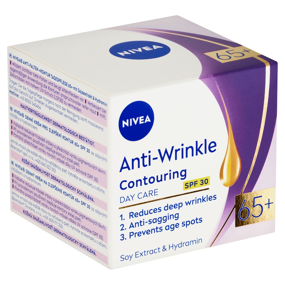 Obrázek 1 pro produkt Nivea Denní krém pro zlepšení kontur 65+ OF 30 50ml