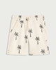 image 4 of F&F Boys Cotton Rich Palm Tree Print Shorts in Stone
