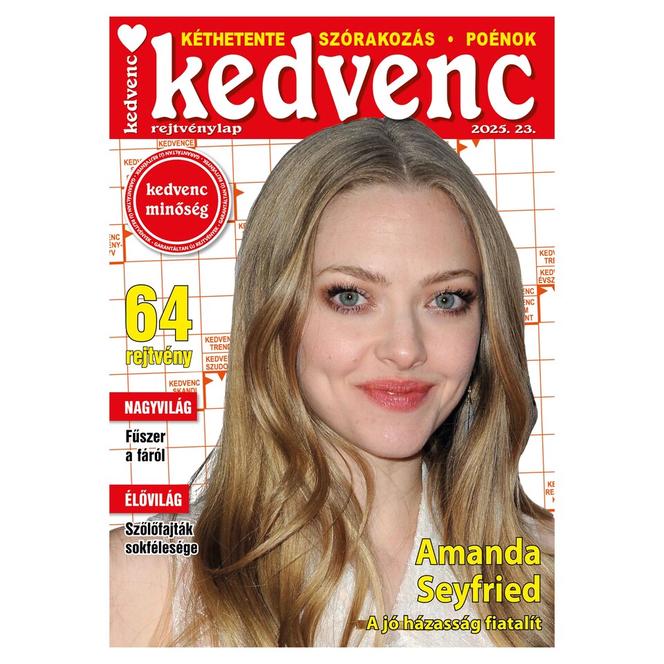 Kedvenc Rejtvénylap