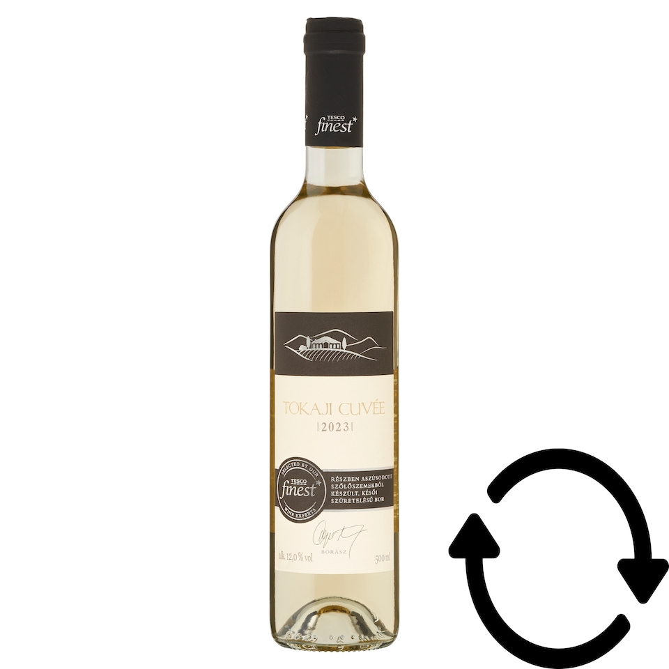 Tesco Finest Tokaji Cuvée késői szüretelésű édes fehérbor 12% 500 ml