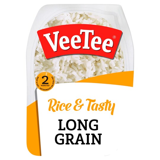 Veetee Dine In Long Grain Rice 300G Tesco Groceries