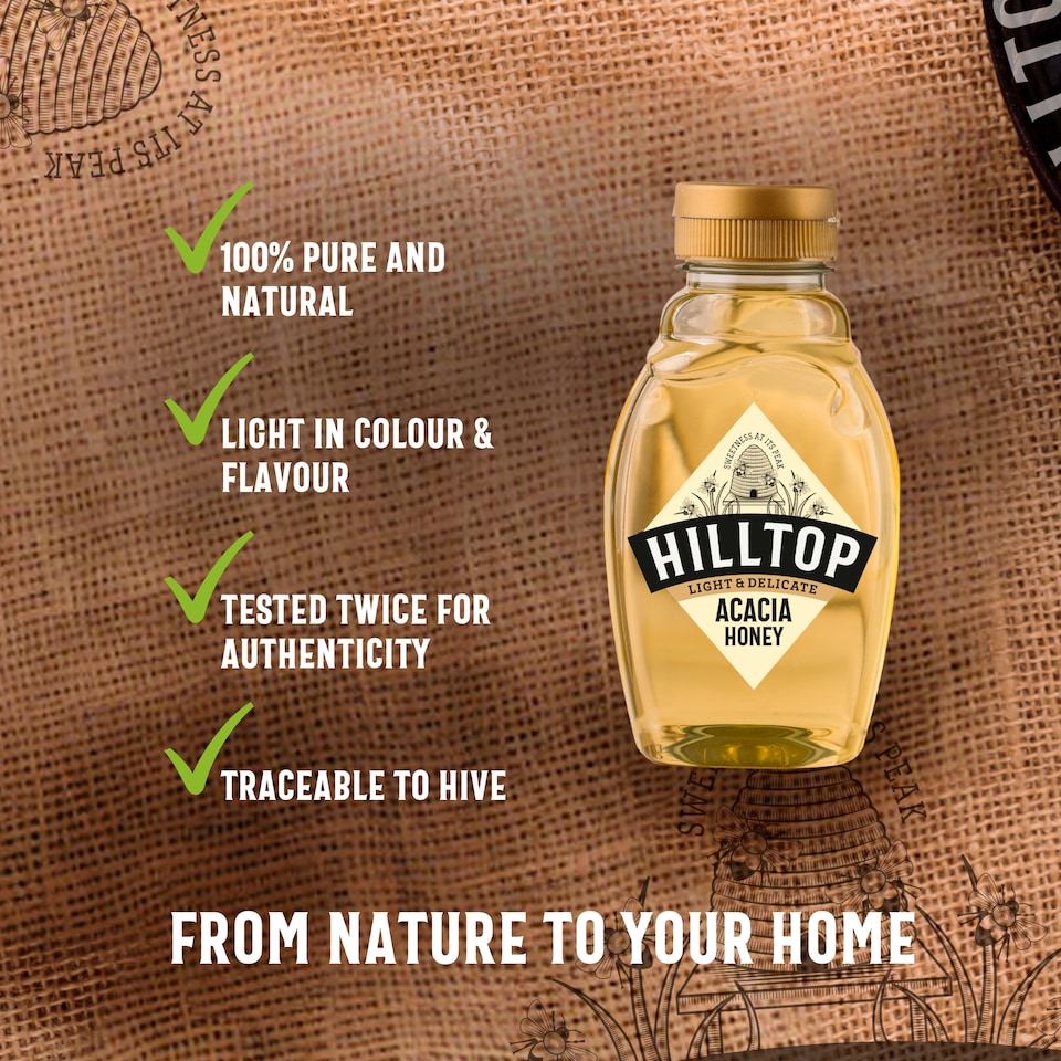 image 1 of Hilltop Acacia Honey 340G
