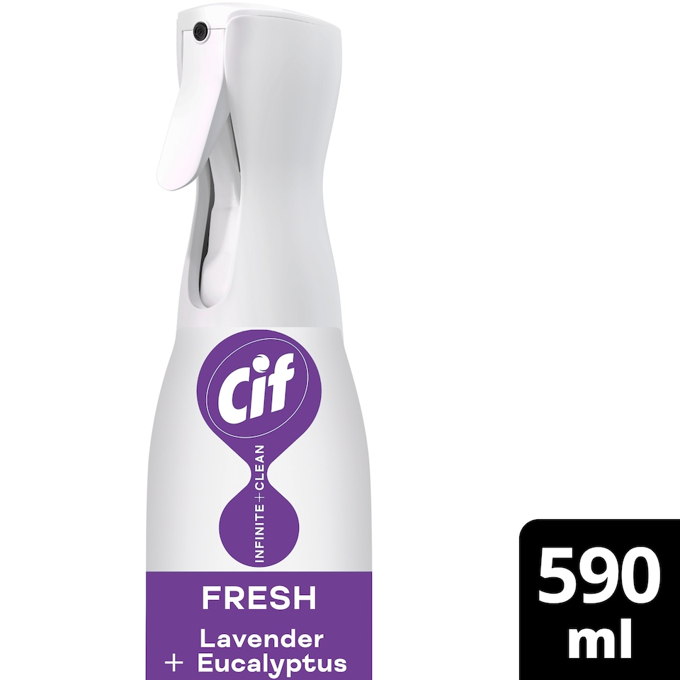 image 1 of Cif Infinite Clean All in One: Fresh Lavender and Eucalyptus Spray 590ml 