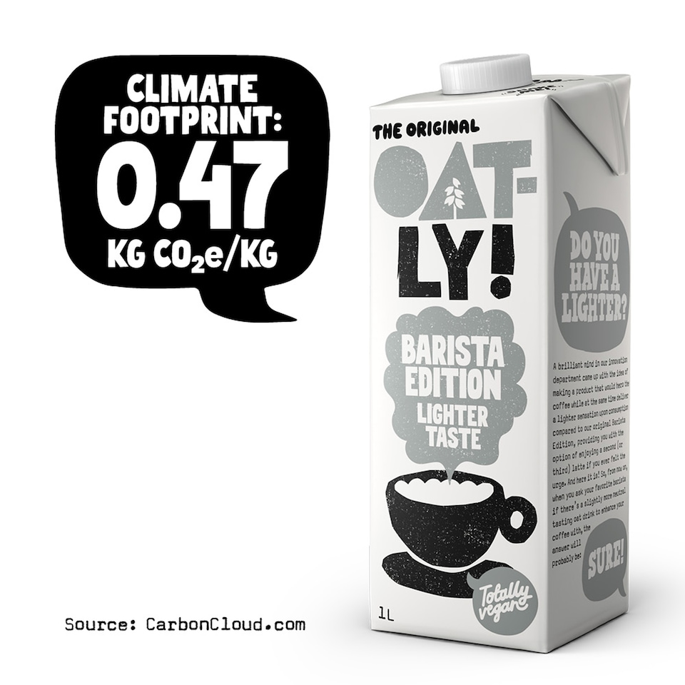image 1 of Oatly Barista Edition Lighter Taste Drink 1L