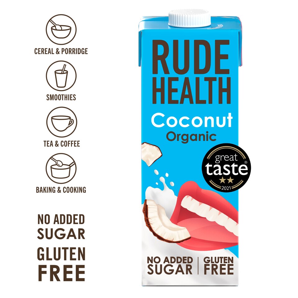 image 1 of Rude Health Organic Coconut Longlife Dairy Free Drink 1L
