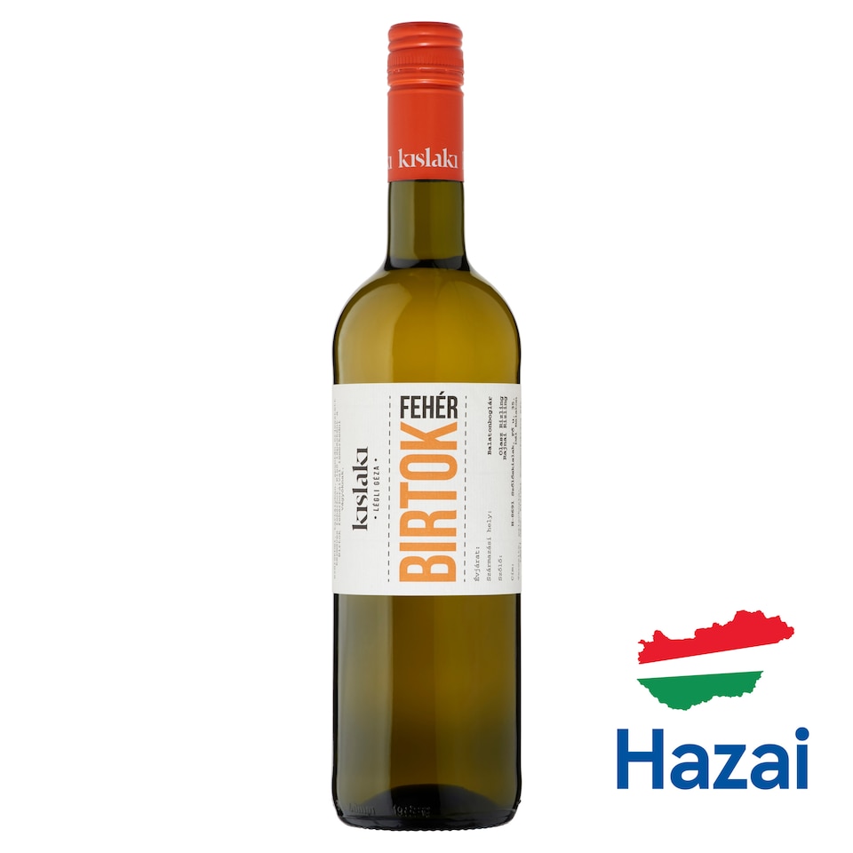 kislaki Balatonboglári Birtokfehér száraz fehérbor 12% 0,75 l