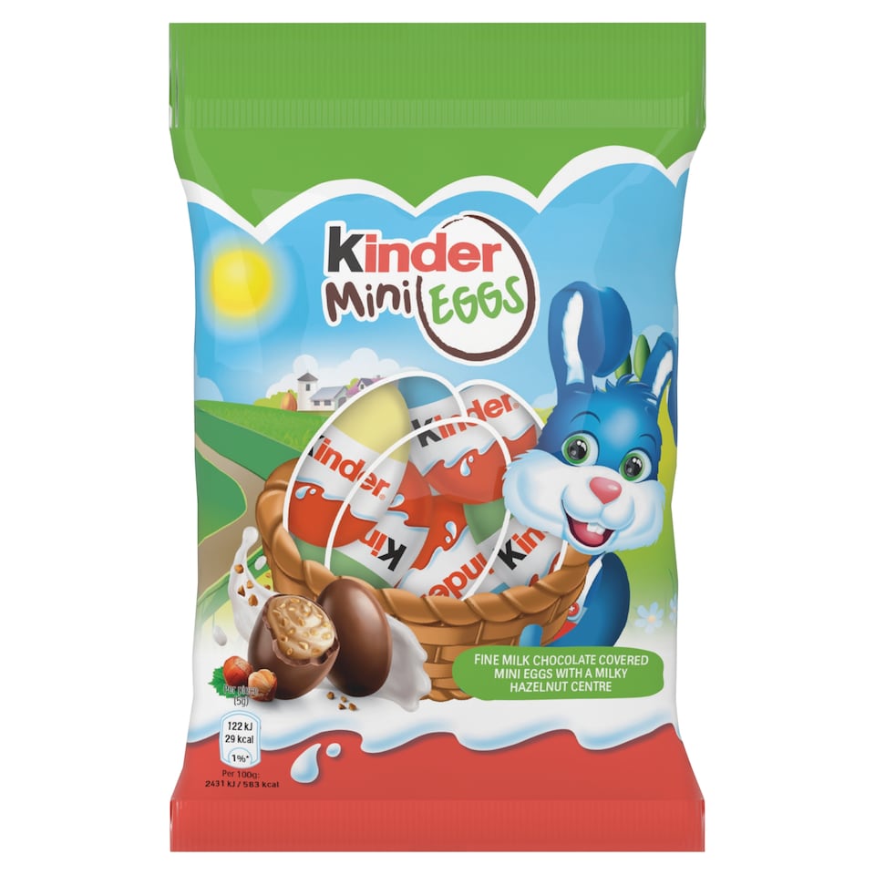 Kinder Mini Easter Eggs - Milk Chocolate & Hazelnut 75g