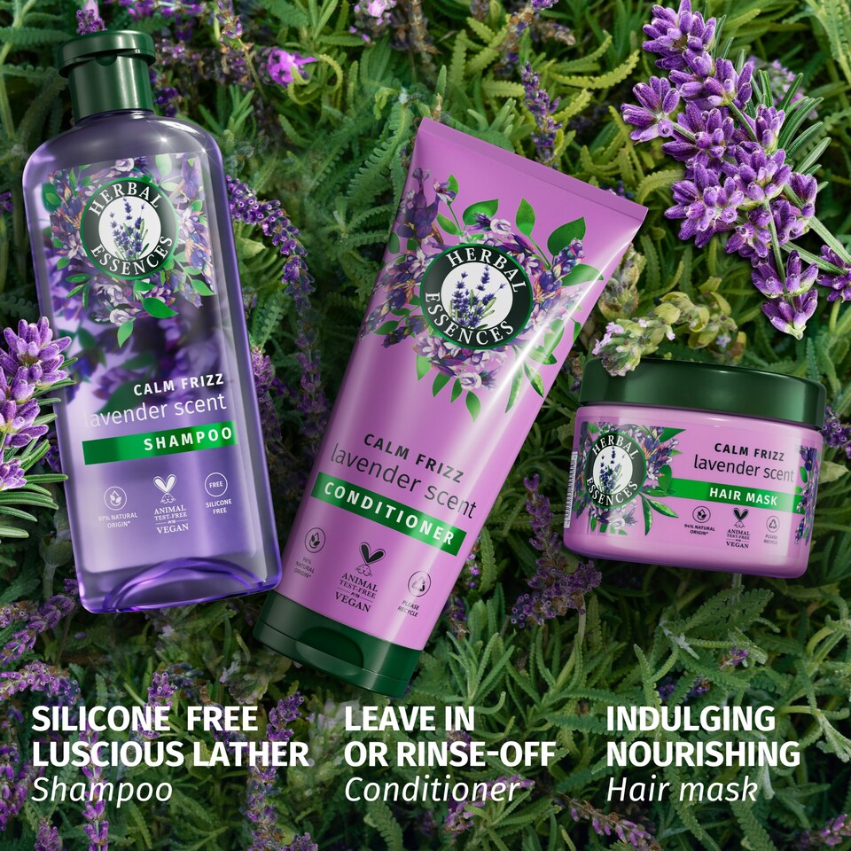 image 1 of Herbal Essences Calm Frizz Lavender Scent Conditioner 250ml