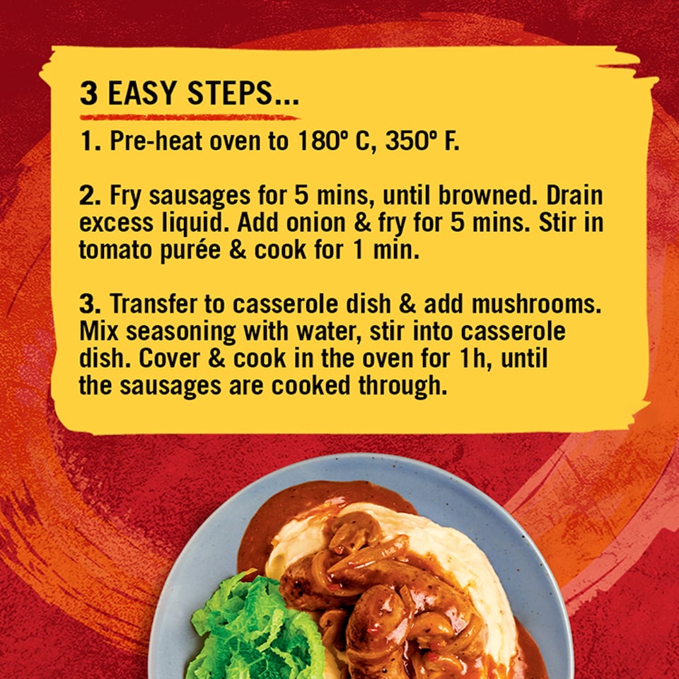 image 1 of Schwartz Sausage Casserole Recipe Mix 35g 
