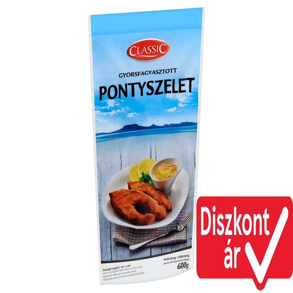 Classic Quick-Frozen Carp Slices 600 g