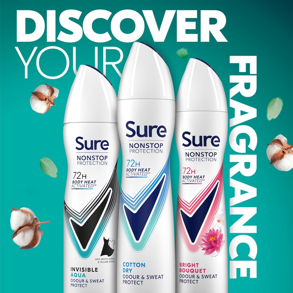 image 1 of Sure Women Invisible Aqua 72h Nonstop Protection Antiperspirant Deodorant 150ml