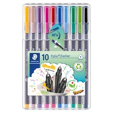 Staedtler Triplus Fineliners 10 Pack