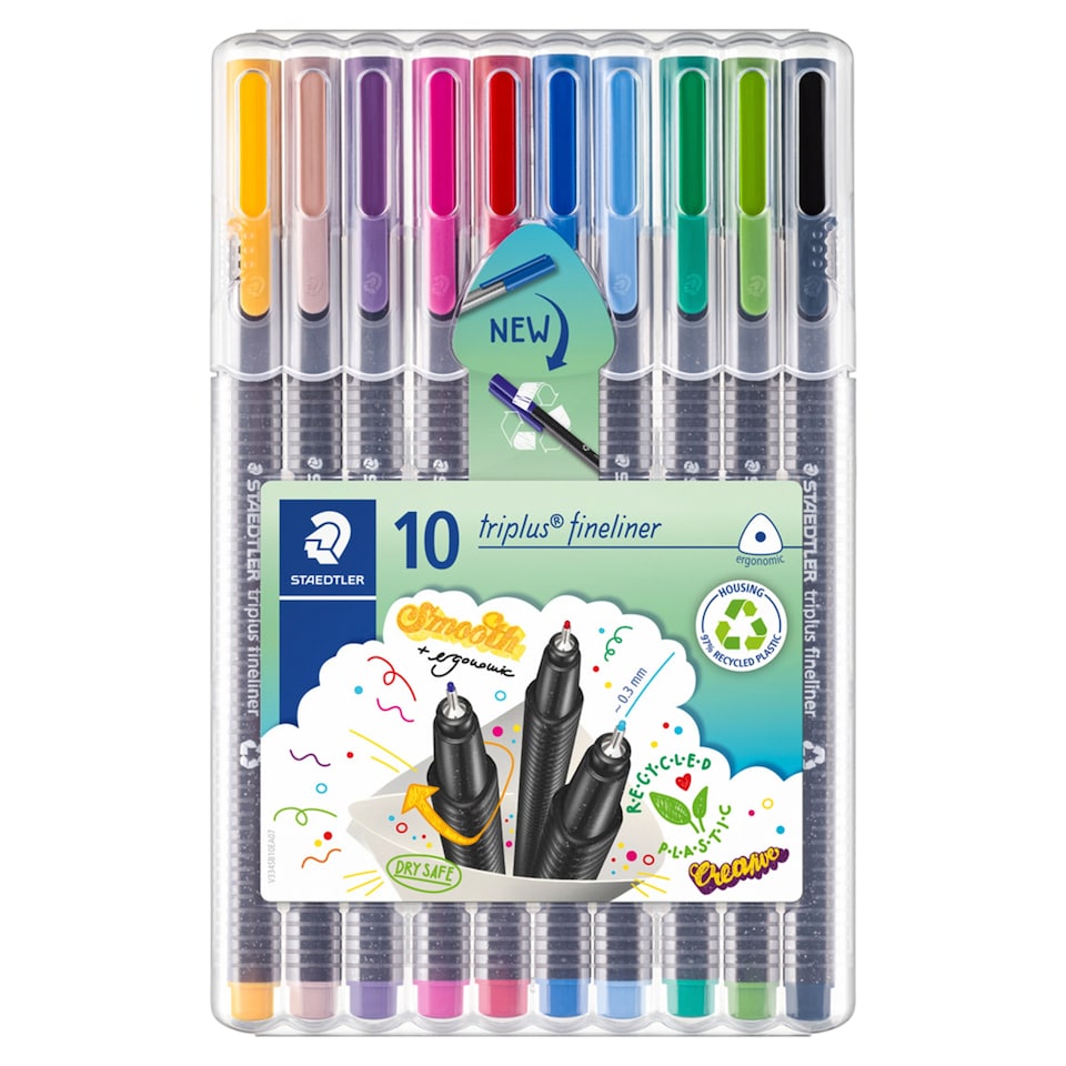 Staedtler Triplus Fineliners 10 Pack