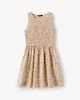 image 1 of F&F Shirred Sleeveless Mini Dress in Multi