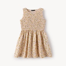 F&F Shirred Sleeveless Mini Dress in Multi