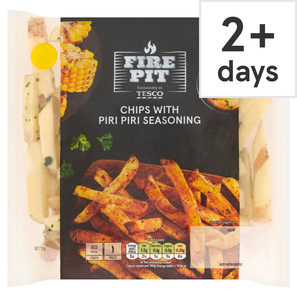 Tesco Fire Pit Piri Piri Fries 500g Tesco Groceries