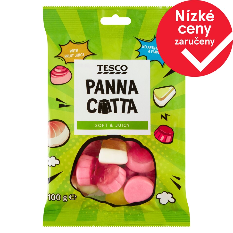 Tesco Želé s ovocnými příchutěmi 100g