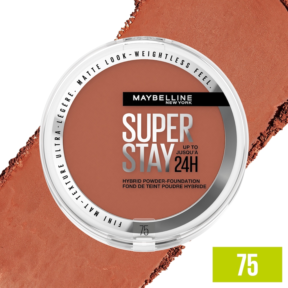 image 1 of Maybelline Super Stay 24H Hybrid Powder Foundation 75 9g