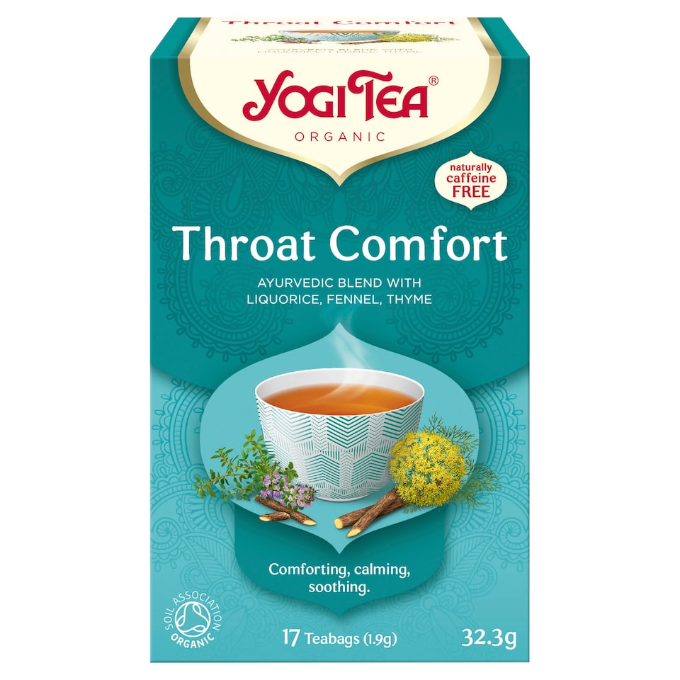 image 1 of Yogi Tea® Throat Comfort Organic 17 Teabags 32.3g