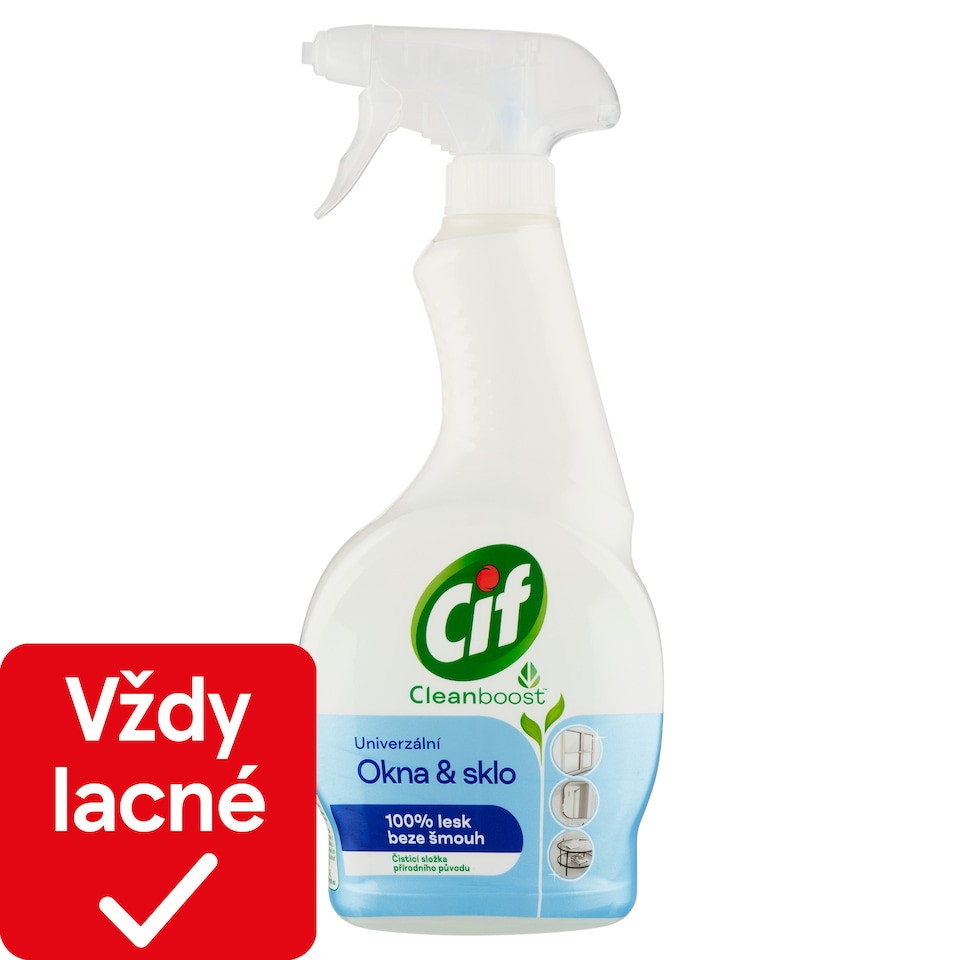 obrázok 1 z Cif Univerzálny Okná & sklo sprej 500 ml