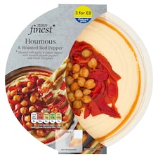 Tesco Finest Houmous & Roasted Red Pepper 250g
