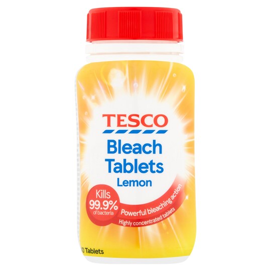 Tesco Lemon Bleach Tablets X40 160G