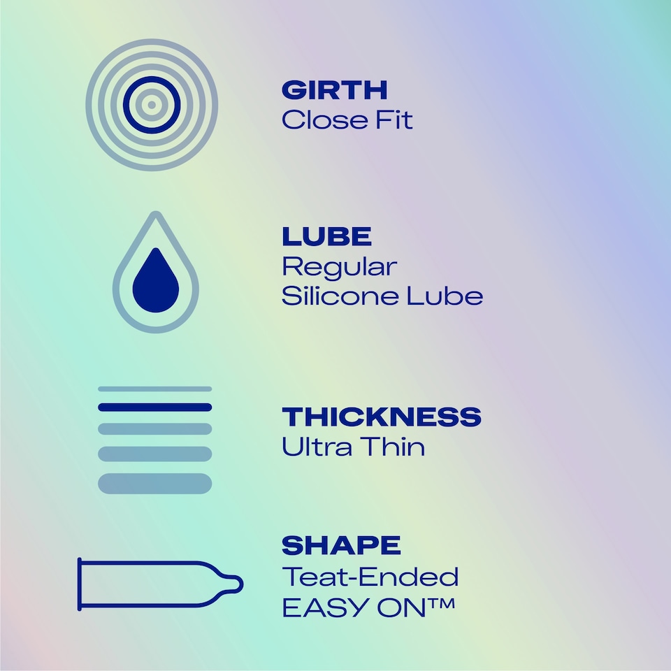 image 1 of Durex Nude Ultra Thin Close Fit Condoms 10s