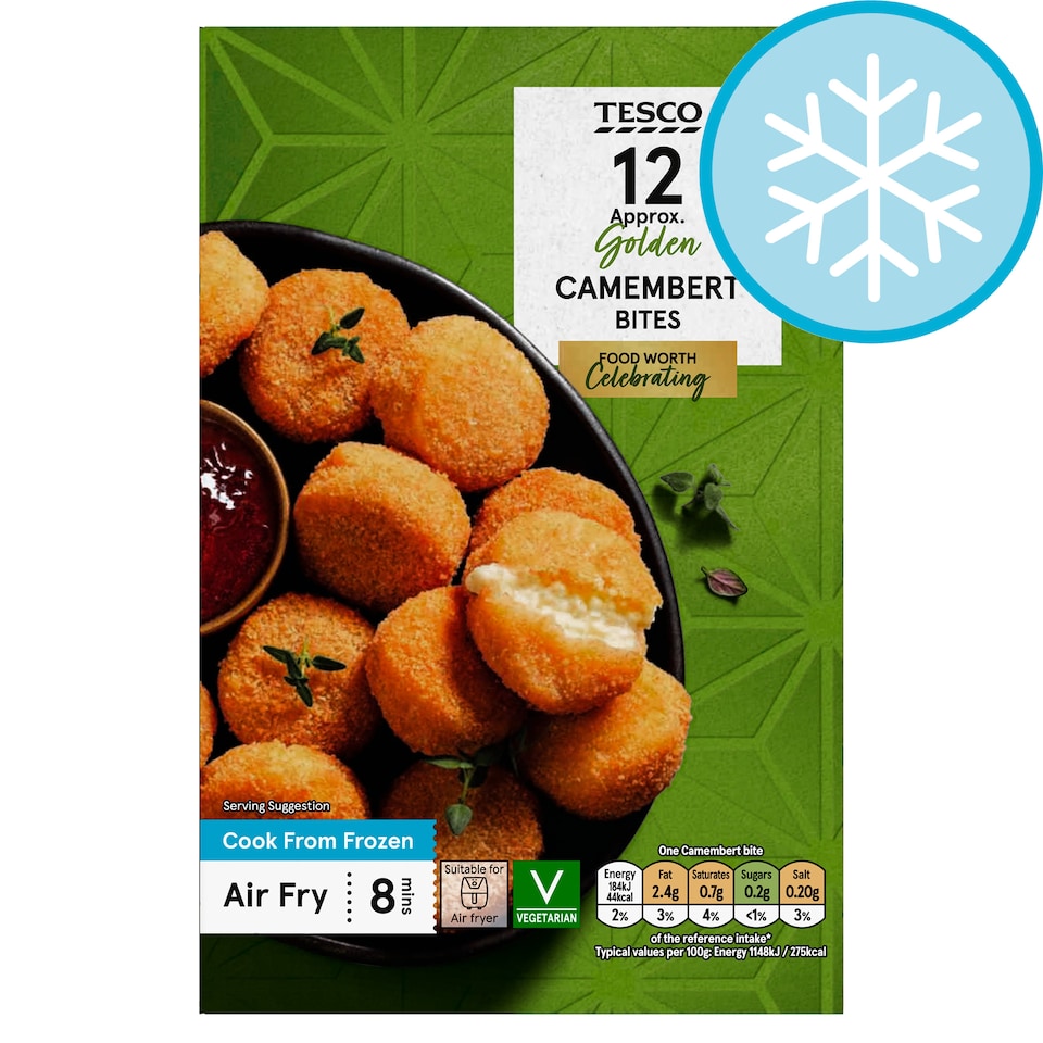 Tesco Camembert Bites 12 Pack 200g