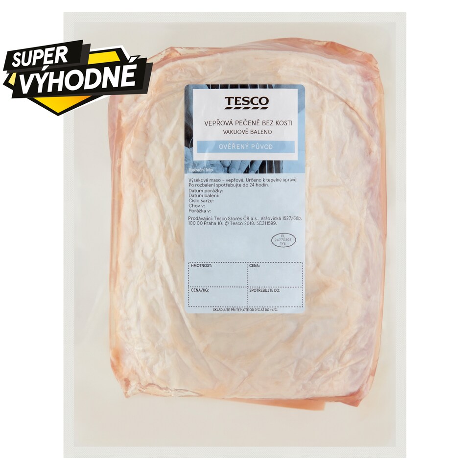 Tesco Vepřová pečeně bez kosti
