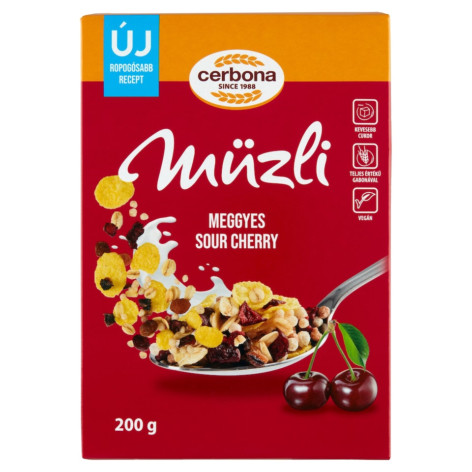 Cerbona meggyes müzli 200 g