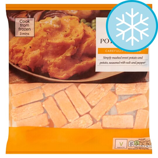 Tesco Sweet Potato Mash 500G Tesco Groceries