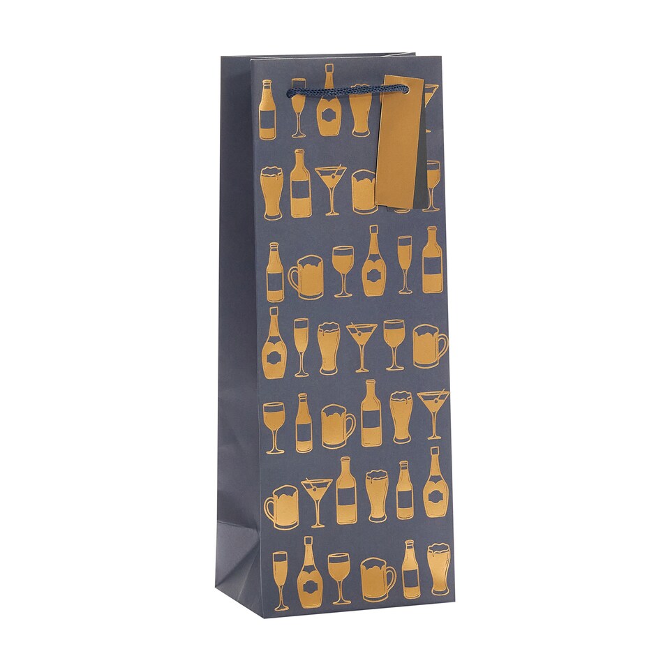 Tesco Gold Drinks Bottle Bag