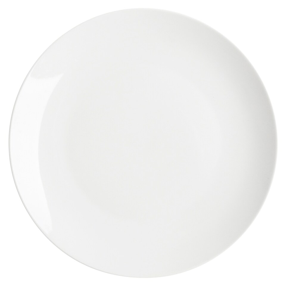 Tesco Home Core fehér porcelán tányér