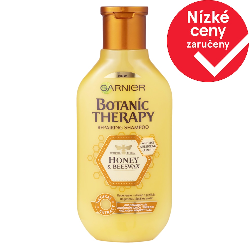Garnier Botanic Therapy Honey Treasures Regenerační šampon pro poškozené vlasy, 400 ml