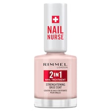 Rimmel Nail Nurse 2 in 1 Base Coat & Strengthener Nail Polish 12ml